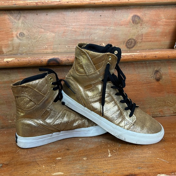 SUPRA Skytop Muska-001 Gold Size 6 - Picture 3 of 8